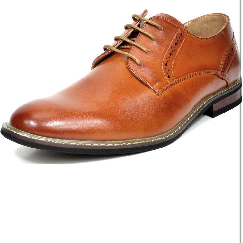 Men's Brown Leather Dress Shoes